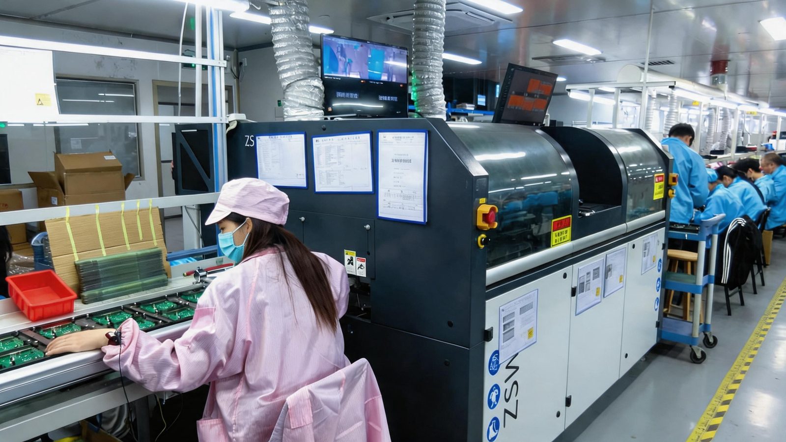 SMT soldering machine pet hardware manufacturing